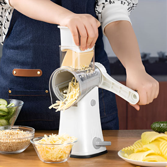 Râpe-à-Légumes-Manuel-Rotative-5en1-GrateFlex-râper