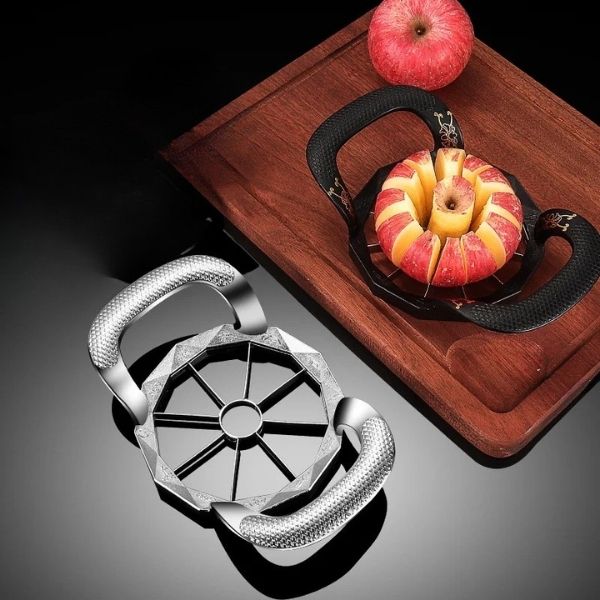coupe-pomme-inox-planche