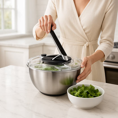 essoreuse-à-salade-inox-levier-elegant