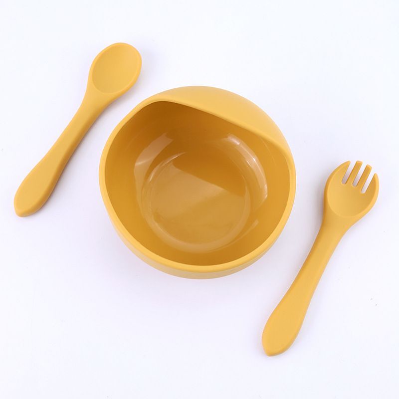 Assiette-bebe-Antidérapante-Incassable-jaune