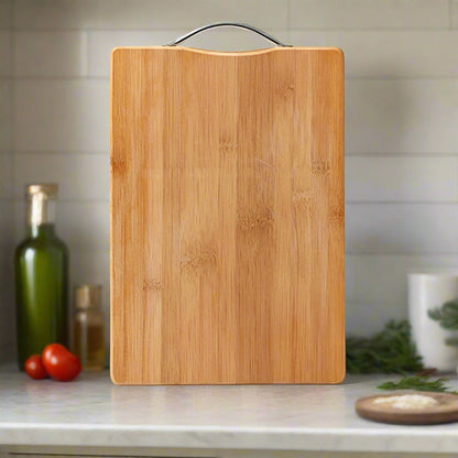 planche à découper en bois poigné grande