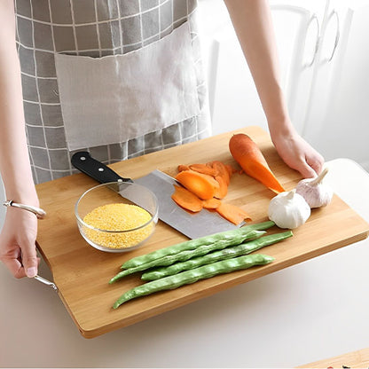 planche à découper en bois poignéservice