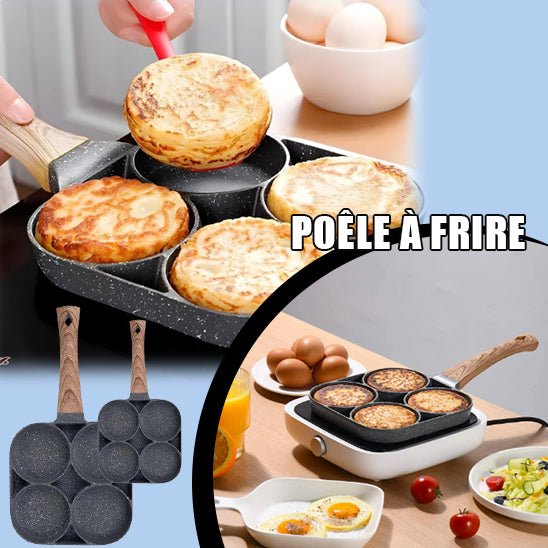 Poêle à frire 4 compartiments | Multipan™ - AllezBouffe