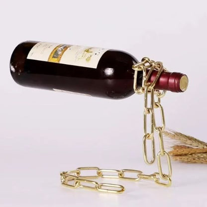 porte_bouteille_vin_chaine_or