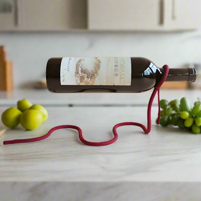 porte_bouteille_vin_corde_rouge