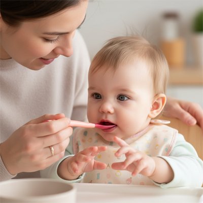 Cuillère-bébé-CooliSpoon-coloré