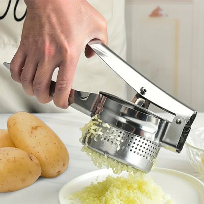 Presse-purée-manuel-Premium-Inox-ergonomique