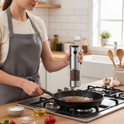 Moulin-à-poivre-électrique-UniGripLED-polyvalent