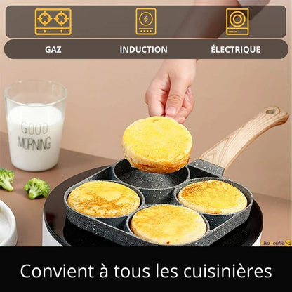 Poêle à frire 4 compartiments - AllezBouffe